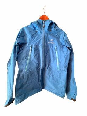 Arc'teryx Sky Blue Hooded Shell Jacket